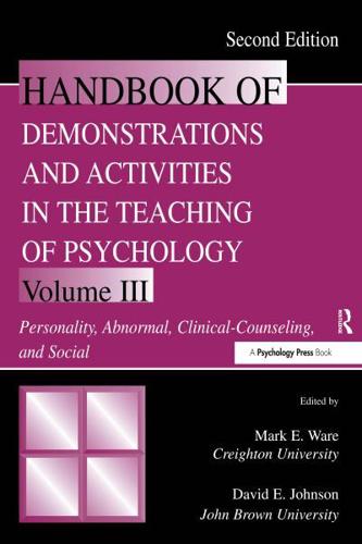 Handbook of Demonstrations and Activities in the Teaching of Psychology