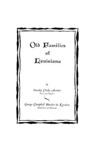 Old Families of Louisiana