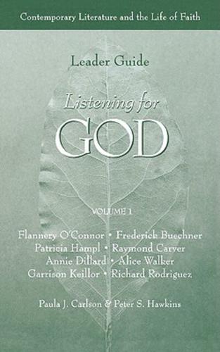 Listening for God Ldr Vol 1