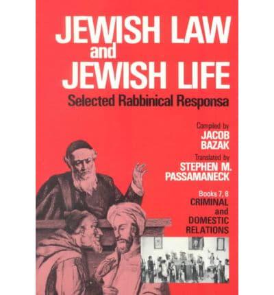 Jewish Law and Jewish Life
