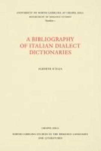 A Bibliography of Italian Dialect Dictionaries