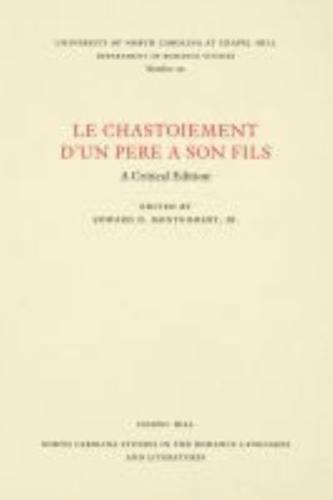 Le Chastoiement D'un Père a Son Fils