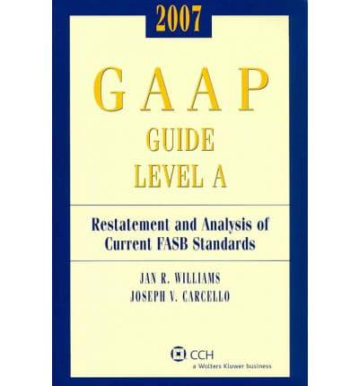 2007 Miller GAAP Guide Level A