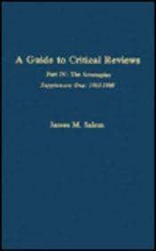 A Guide to Critical Reviews