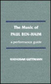 The Music of Paul Ben-Haim