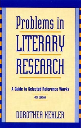 Problems in Literary Research