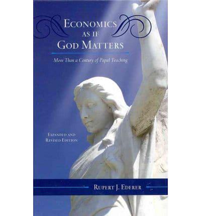 Economics as If God Matters