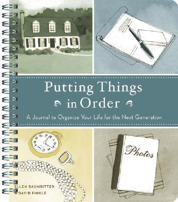 Putting Things in Order Journal
