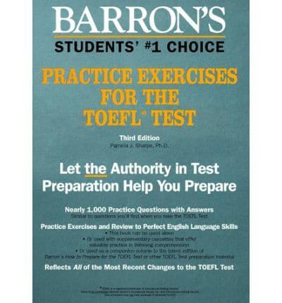 Practice Exercises for the Test of English as a Foreign Language