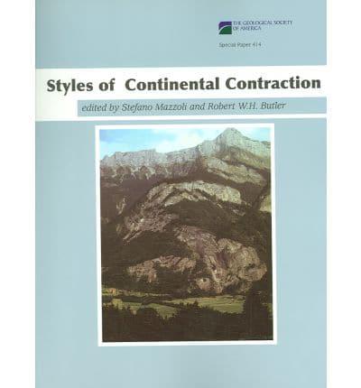 Styles of Continental Contraction