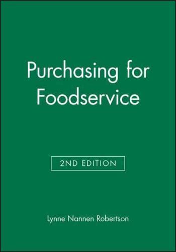 Purchasing for Foodservice