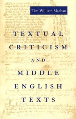 Textual Criticism and Middle English Texts