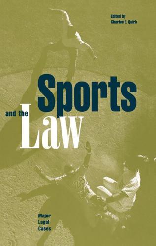 Sports and the Law: Major Legal Cases