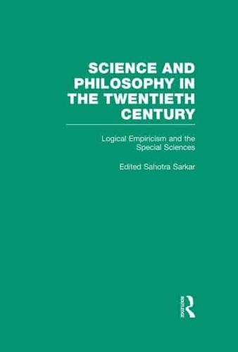 Logical Empiricism and the Special Sciences