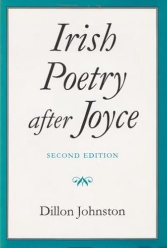 Irish Poetry After Joyce