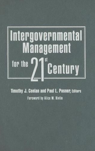 Intergovernmental Management for the Twenty-First Century