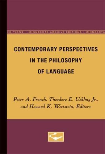 Contemporary Perspectives in the Philosophy of Language