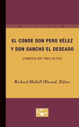 El Conde Don Pero Vélez Y Don Sancho El Deseado