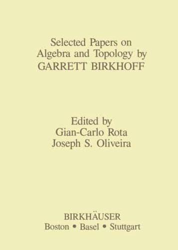 Selected Papers on Algebra and Topology