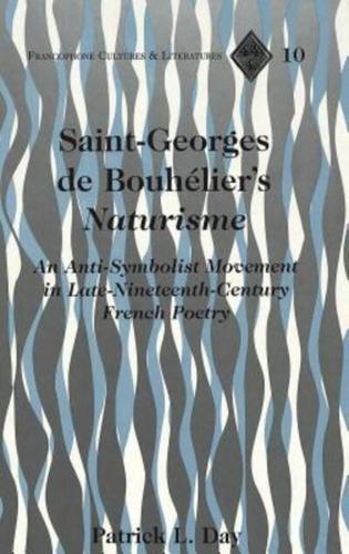 Saint-Georges De Bouhélier's Naturisme