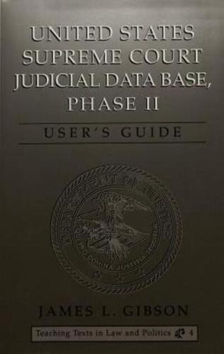 United States Supreme Court Judicial Data Base, Phase II
