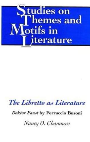The Libretto as Literature