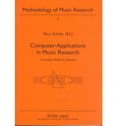 Computer-Applications in Music Research