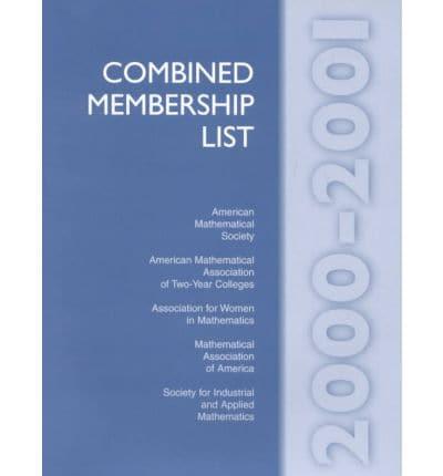 Combined Membership List