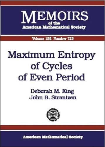 Maximum Entropy of Cycles of Even Period
