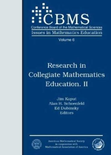 Mathematicians and Education Reform, 1989-1990