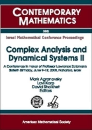 Complex Analysis and Dynamical Systems II