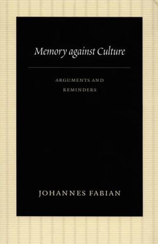 Memory Against Culture