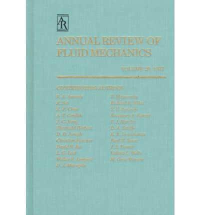 Annual Review of Fluid Mechanics. V. 29, 1997