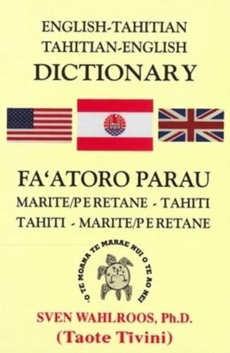 English-Tahitian, Tahitian-English Dictionary