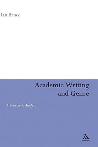 Academic Writing and Genre: A Systematic Analysis