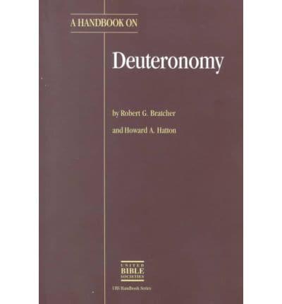 A Handbook on Deuteronomy