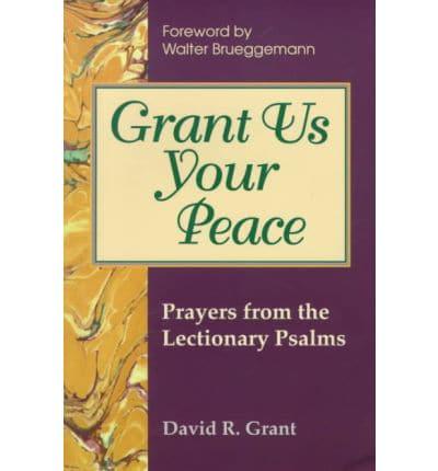 Grant Us Your Peace
