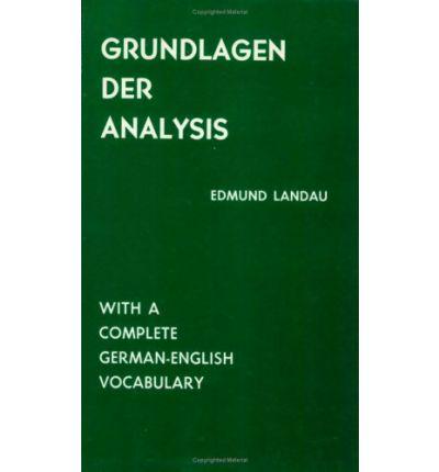 Grundlagen Der Analysis