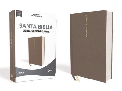 Nbla Santa Biblia, Letra Supergigante, Tapa Dura/Tela, Gris, Edición Letra Roja