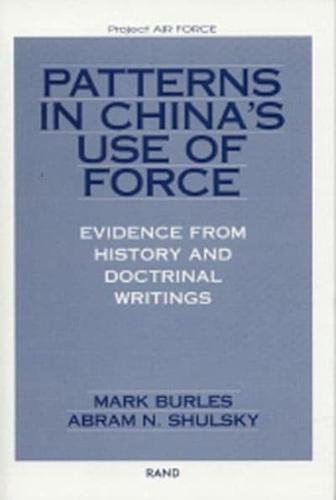 Patterns in China's Use of Force