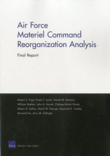 Air Force Materiel Command Reorganization Analysis