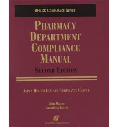 Pharmacy Department Compliance Manual