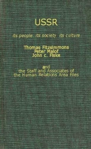 U.S.S.R.: It's People, Its Society, It's Culture