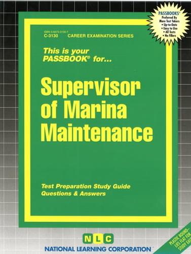 Supervisor of Marina Maintenance