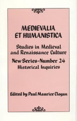 Medievalia Et Humanistica, No. 24