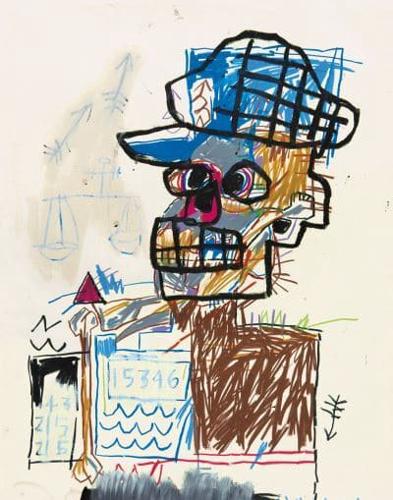 Jean-Michel Basquiat - Drawing