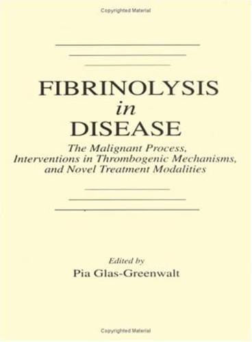 Fibrinolysis in Disease