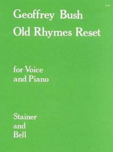 English Songs. V. 55 Old Rhymes Reset - For Voice and Piano