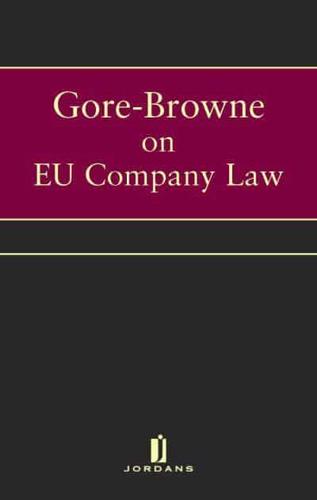 Gore-Browne on EU Company Law