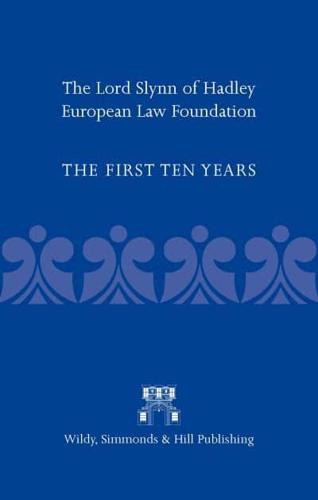 The Lord Slynn of Hadley European Law Foundation